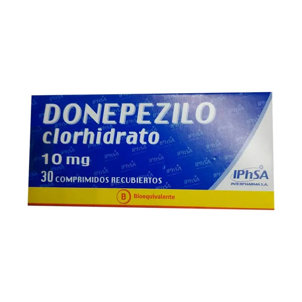 Donepezilo 10 mg x 30 comprimidos Recubierto Farmex